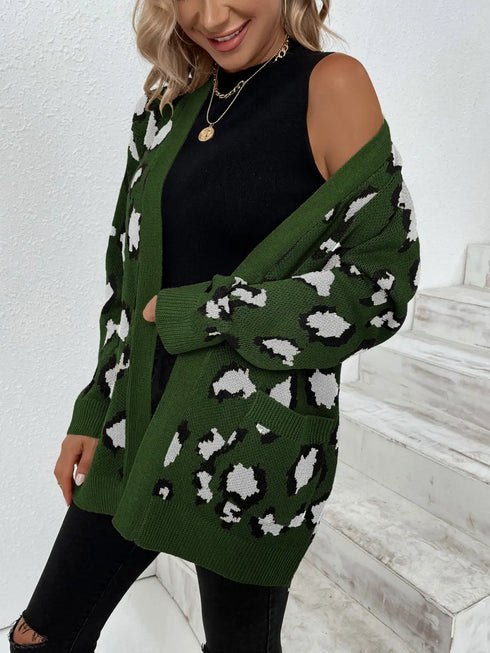 'Ulani' Animal Print Cardigan - Celes Fashion